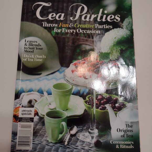 NEW Tea Parties recipe and design book - Picture 1 of 3